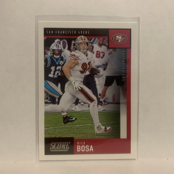 #315 Nick Bosa San Francisco 49ers 2020 Score Football Card LZ2