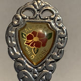 Hanna Alberta Wild Rose Flower Collectable Souvenir Spoon BP