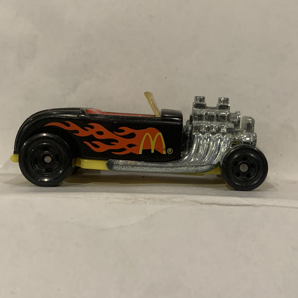 Black Mcdonalds Hot rod ©1993 Hot Wheels Diecast Car GN