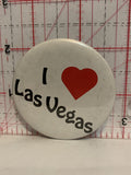 I Love Las Vegas Button Pinback