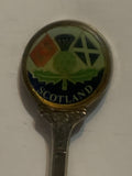 Scotland Flags Crest Emblem Souvenir Spoon