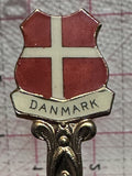 Kronberg Danmark Denmark Flag  Souvenir Spoon