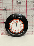 It's Time Homeless awareness Clock Button Pinback