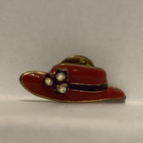 Red Hat Society Lapel Hat Pin