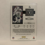 #154 Tyrell Williams Las Vegas Raiders 2020 Score Football Card LZ2