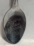 Rogers Pass British Columbia Maple Leaf Canada  Souvenir Spoon