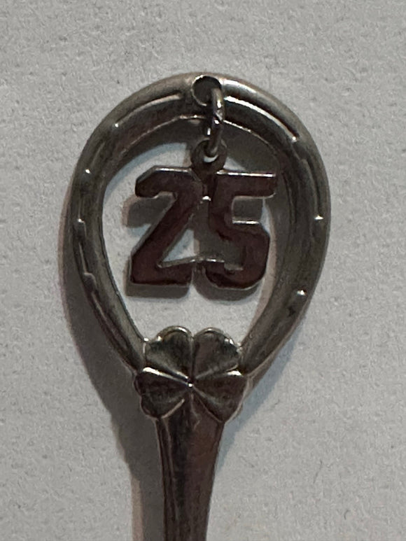 25th Happy Anniversary  Souvenir Spoon