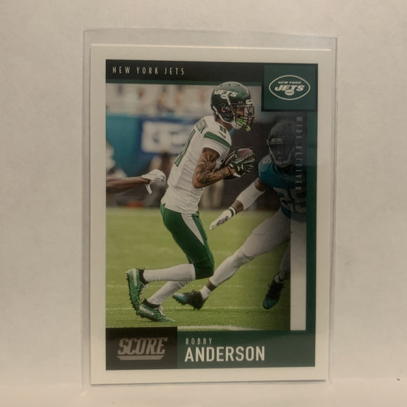 #32 Robby Anderson New York Jets 2020 Score Football Card LZ2