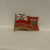 Manitoba Provincial Flag Lapel Hat Pin