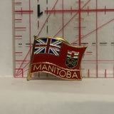 Manitoba Provincial Flag Lapel Hat Pin