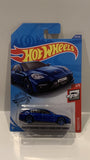 Blue Porsche Panamera Turbo S E-Hybrid Sport Turismo 3/5 Porsche 2020 45/250 GHF19 G1 Hot Wheels Long Card