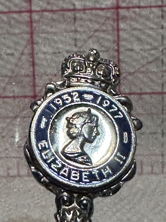 Elizabeth II 1952 1977  Souvenir Spoon