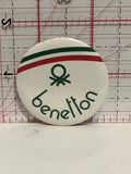 Benetton Logo Button Pinback