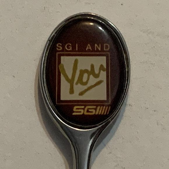 SGI And You SGIiiii Logo Collectable Souvenir Spoon BP