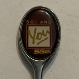 SGI And You SGIiiii Logo Collectable Souvenir Spoon BP