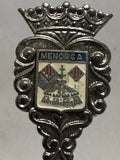 Menorga Spain Crest Emblem  Souvenir Spoon