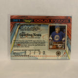#321 Doug Evans Winnipeg Jets 1991-92 Topps Stadium Club Hockey Card LZ3
