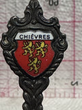 Chievres Belgium Crest Emblem  Souvenir Spoon