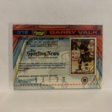 #318 Garry Valk Vancouver Canucks 1991-92 Topps Stadium Club Hockey Card LZ3