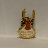 Red Deer Alberta Logo Lapel Hat Pin