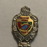 Miette Hot Springs Alberta Collectable Souvenir Spoon BQ
