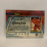 #317 Lee Norwood New Jersey Devils 1991-92 Topps Stadium Club Hockey Card LZ3