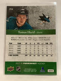 #194 Tomas Hertl San Jose Sharks 2017-18 Parkhurst  Hockey Card