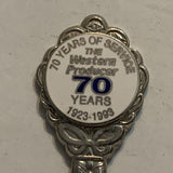 The Western Producer 70 Years 1923 1993 Newspaper Collectable Souvenir Spoon BQ
