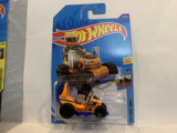 Orange Grass Chomper HW Ride Ons 2018 Hot Wheels Long Card New Diecast Cars AB