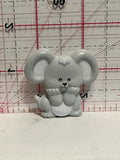 Grey Cute Mouse Button Pinback
