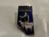 A.C.S.T.A. Blueprints Alberta Shepard Flock Lapel Hat Pin