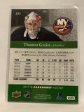 #153 Thomas Greiss  New York Islanders 2017-18 Parkhurst  Hockey Card