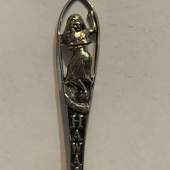 Hawaii Hula Dancer Collectable Souvenir Spoon BQ
