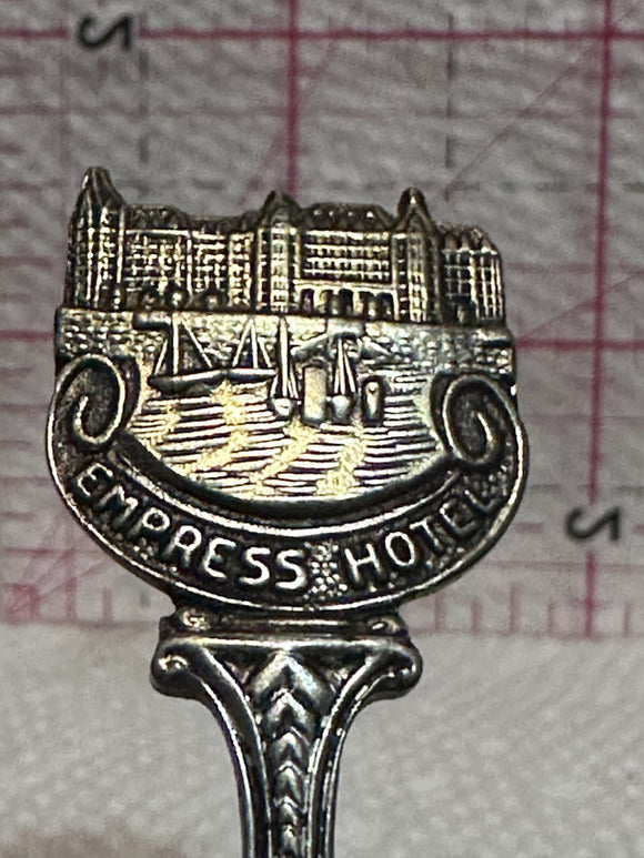 Empress Hotel Victoria British Columbia  Souvenir Spoon