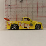 Yellow Super Tuned ©2000 Hot Wheels Diecast Car GO