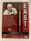 #E-7 Evgeni Malkin East Pittsburgh Penguins 2017-18 Parkhurst  Hockey Card