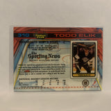 #310 Todd Elik Minnesota North Stars 1991-92 Topps Stadium Club Hockey Card LZ3