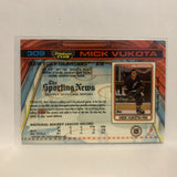 #309 Mick Vukota New York Islanders 1991-92 Topps Stadium Club Hockey Card LZ3