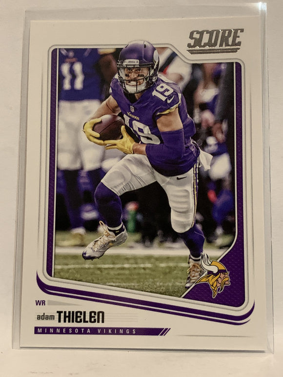 #198 Adam Thielen Minnesota Vikings 2018 Score Football Card