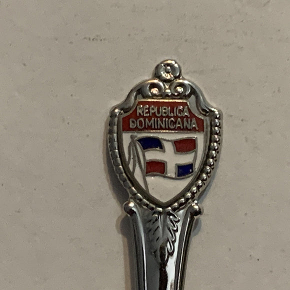 Republica Dominicana Flag Collectable Souvenir Spoon BQ