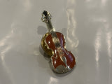 Red Guitar  Lapel Hat Pin