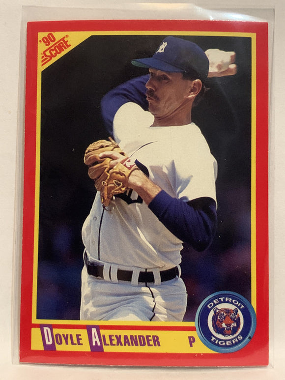 #237 Doyle Alexander Detroit Tigers 1990 Score Baseball Card