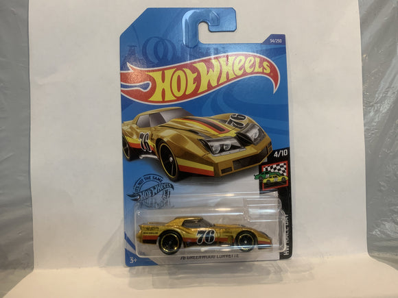 Copper '76 Greenwood Corvette HW Race Day 2018 Hot Wheels Long Card New Diecast Cars AB