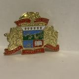 City of Red Deer Coat of Arms Alberta Lapel Hat Pin