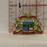 City of Red Deer Coat of Arms Alberta Lapel Hat Pin