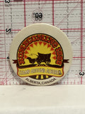 Homecoming 1980 Stamp around Alberta Button Pinback