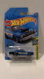 Blue Mopar '68 Dodge Dart 5/10 HW Speed Graphics 2020 70/250 GHF34 Hot Wheels Long Card