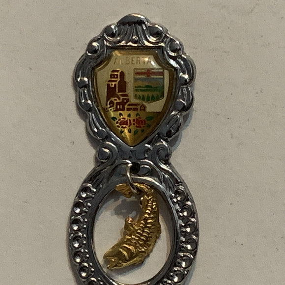 Sangudo Alberta Symbols Fish Collectable Souvenir Spoon BQ