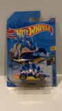 Blue Pink Motosaurus 3/10 Street Beasts 138/250 GHD39 G1 Hot Wheels Long Card