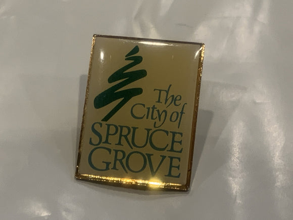 The City of Spruce Grove Logo Alberta Lapel Hat Pin
